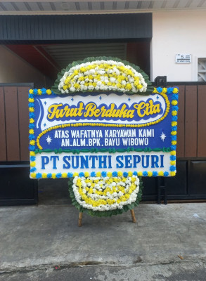 Papan Bunga Duka di Culamega